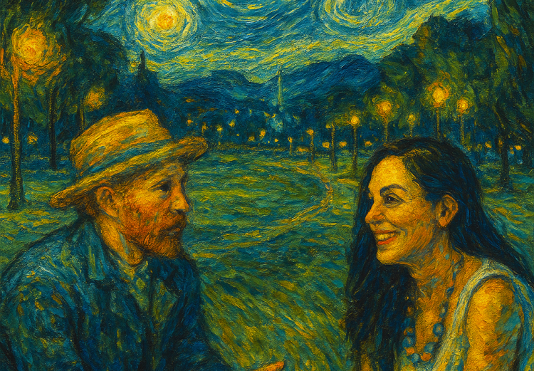 E se você encontrar com Van Gogh…o que diria a ele?